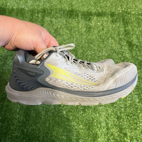 Altra Men's Torin 5 Gray Lime Running Shoes Sneakers Mens Size 8.5 Pre Owned - Picture 1 of 8